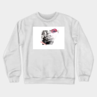 collage portrait Crewneck Sweatshirt